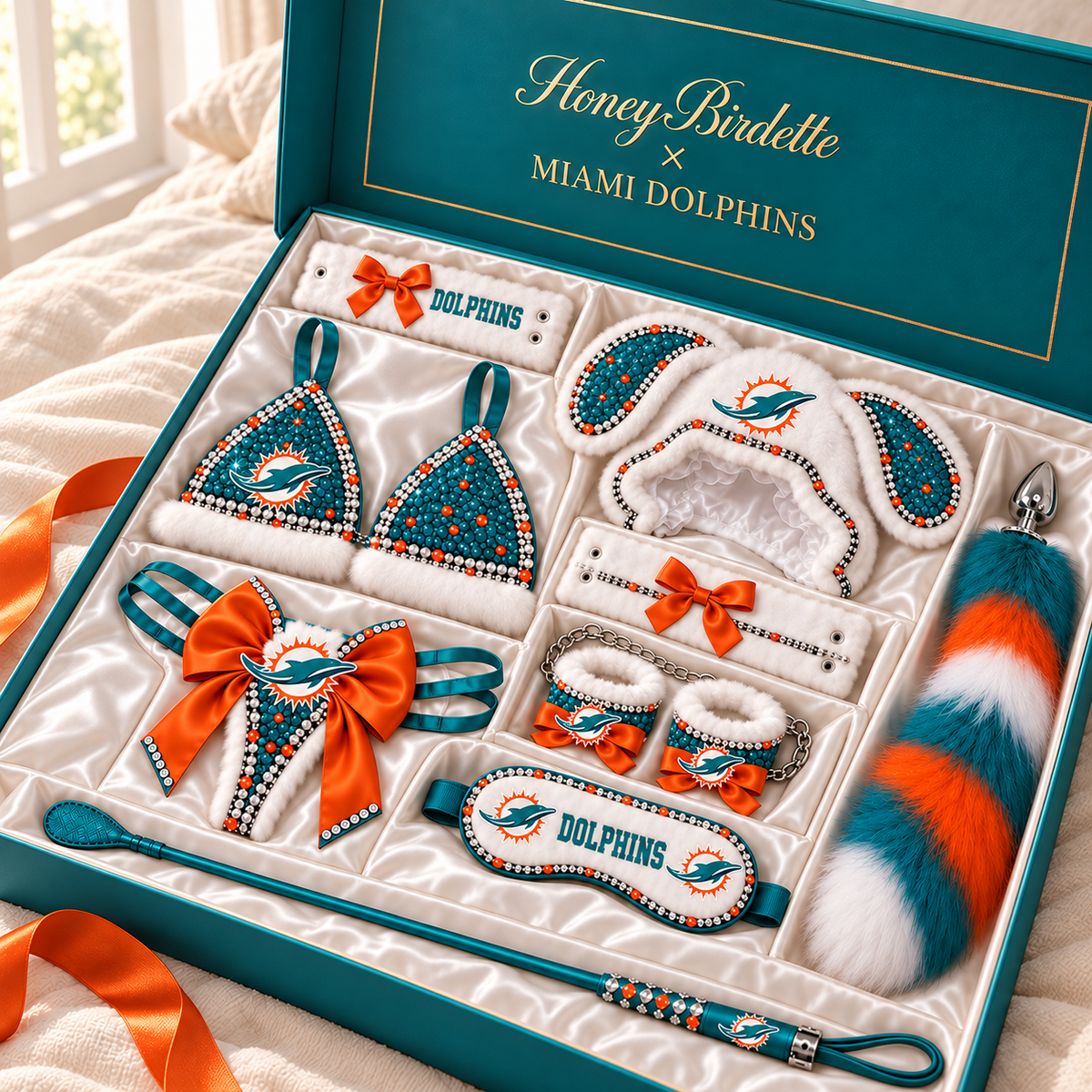 MDP Inspired Rhinestone Lingerie & Accessories Gift Set PNPA