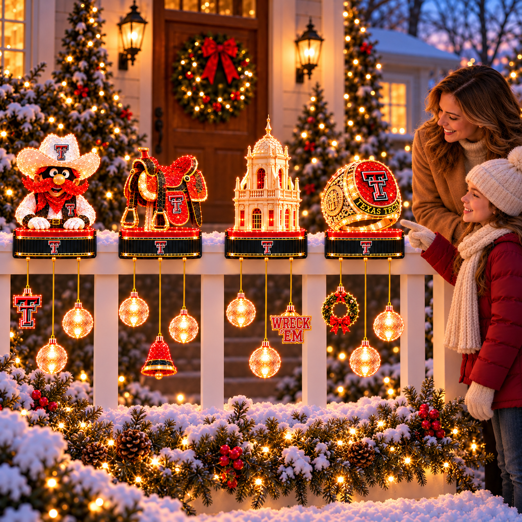 Premium TTRR Outdoor Christmas Railing Ligh TTMH